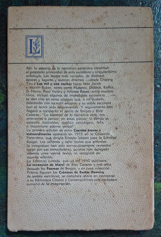 Cuentos breves y extraordinarios