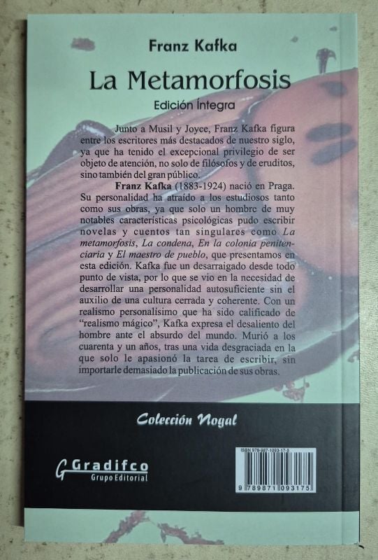 La metamorfosis / Nogal