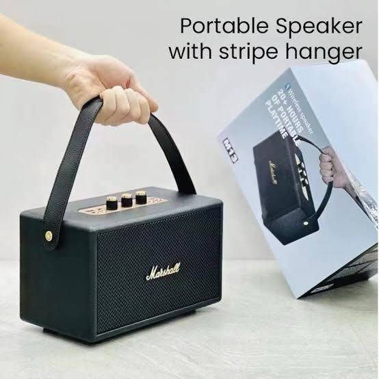 1:1 MARSHALL M13 Portable Wireless Bluetooth Speaker Support USB/ TF/ AUX Stock