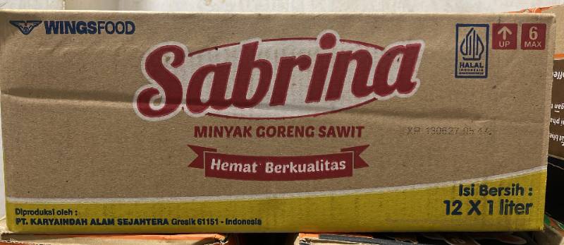 MINYAK SABRINA 1 L*12