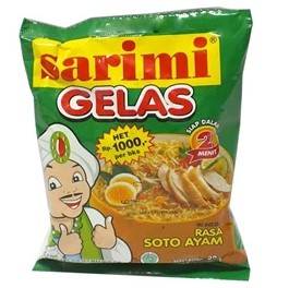 MIE GELAS RASA SOTO AYAM