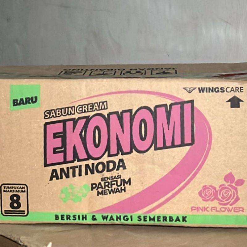 EKONOMI CREAM PINK COLEK*12