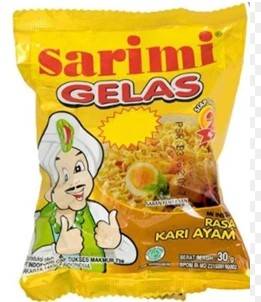 MIE GELAS RASA KARI AYAM