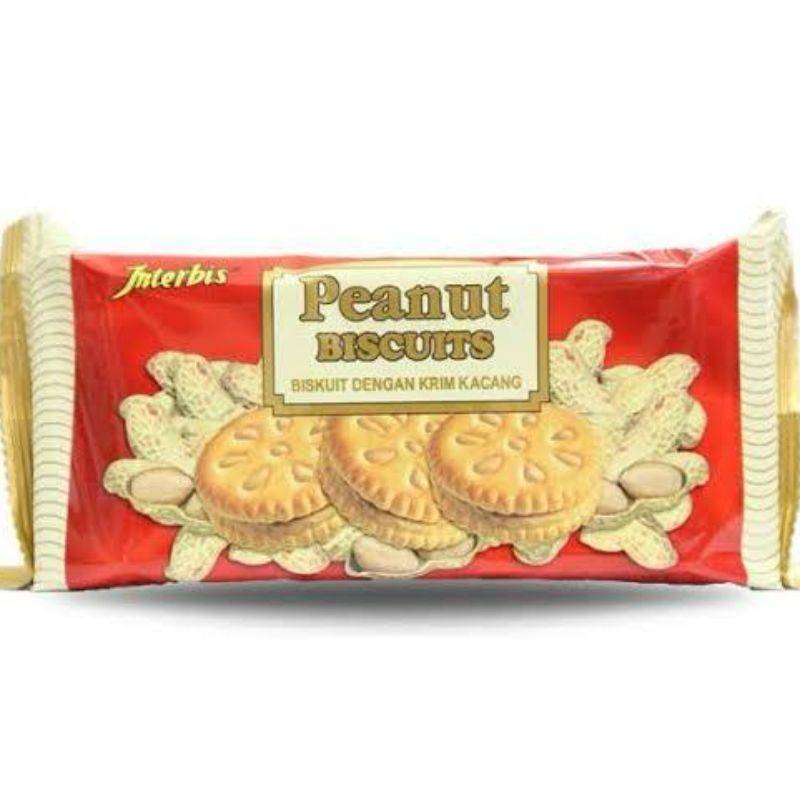 INTERBIS PEANUT CRACKERS 140GR *24