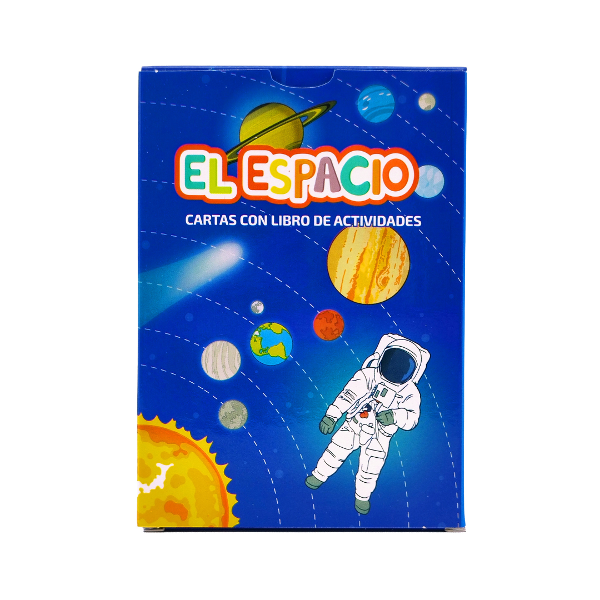 el espacio  - cartas con libros y actividades