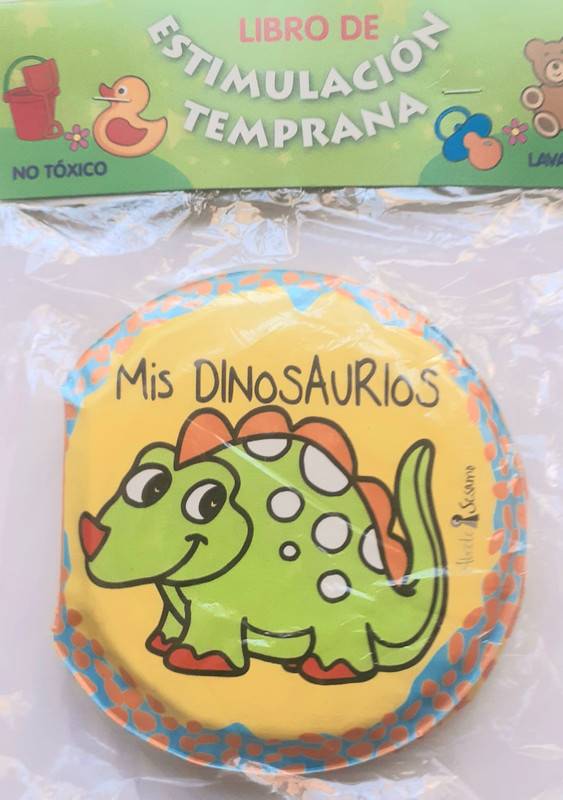 LIBRO BAÑO ESTIMULACION  MI DINOSAURIO