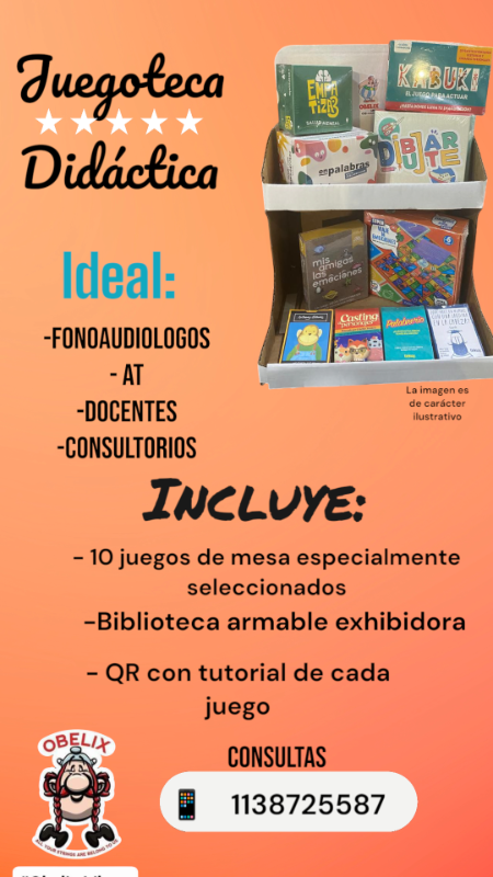 JUEGOTECA A.T FONOAUDIOLOGO X 10 JUEGOS