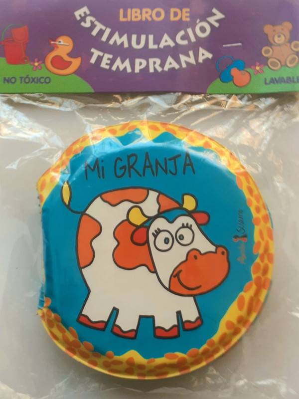 LIBRO BAÑO ESTIMULACION  MI GRANJA