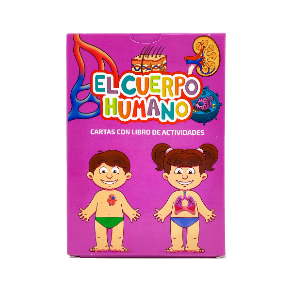 el cuerpo humano  - cartas con libros y actividades
