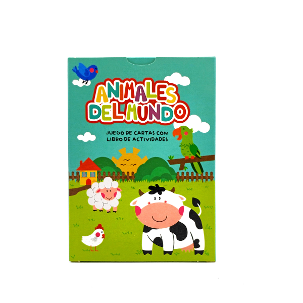animales del mundo  - cartas con libros y actividades