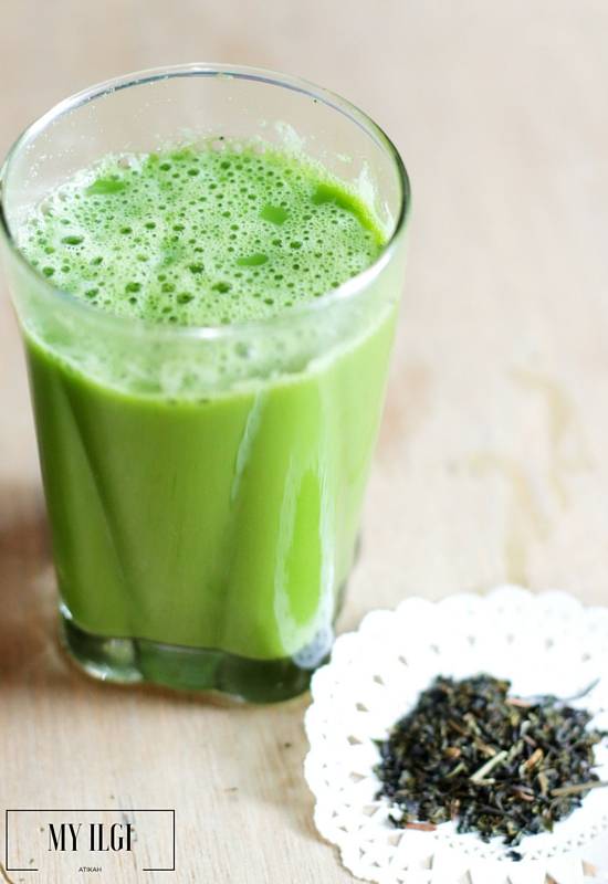 Teh Hijau Susu Panas