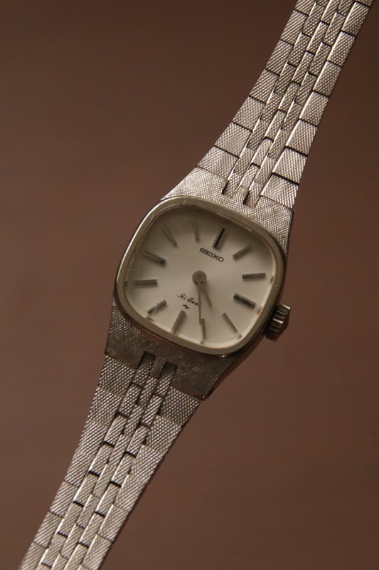 Seiko Hi-Beat Silver Bracelet Mechanical Watch