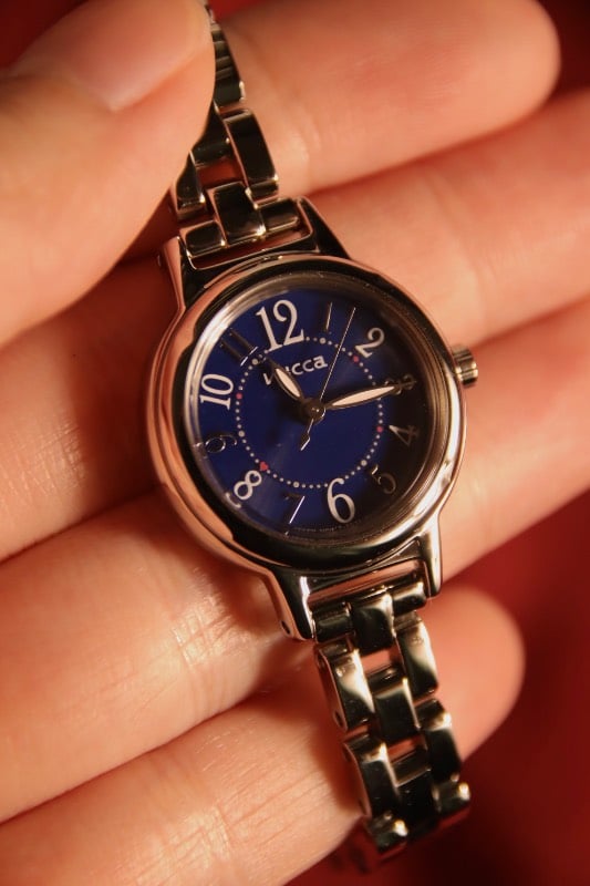 Citizen Wicca Blue Pink Dial Ladies' Vint Watch