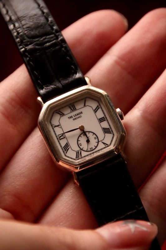 The League by Seiko Vintage Octagonal Quartz Watch