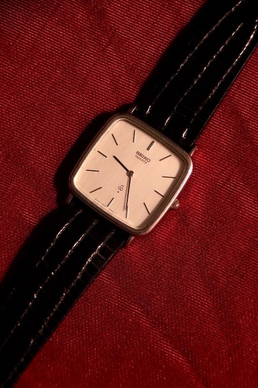 Seiko Square Case Tank Quartz Watch