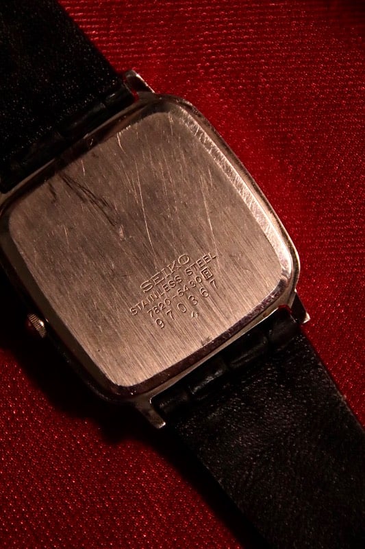 Seiko Square Case Tank Quartz Watch