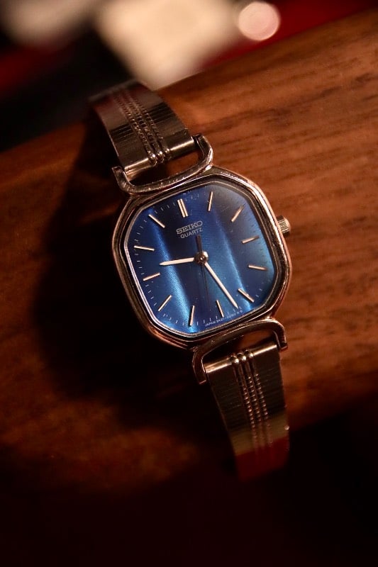 Seiko Quartz Ladies' Watch (Blue Dial)