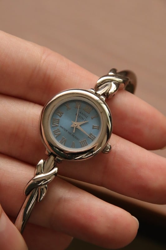 Anne Klein Blue Bangle Watch