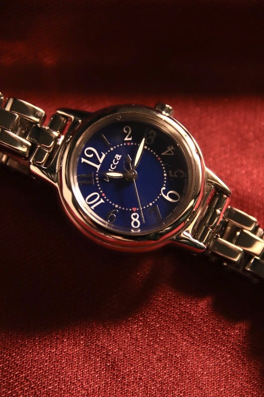 Citizen Wicca Blue Pink Dial Ladies' Vint Watch