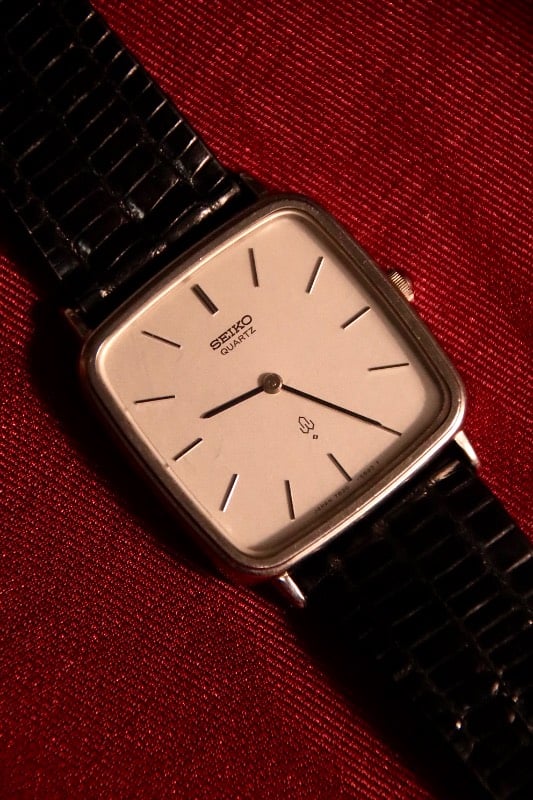 Seiko Square Case Tank Quartz Watch