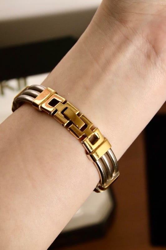 Anne Klein Interchangable Case Ring Bangle Set