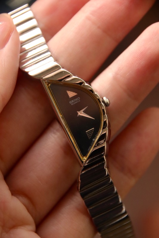 RARE Seiko Half Moon Vintage Watch  - Silver