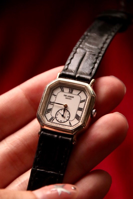 The League by Seiko Vintage Octagonal Quartz Watch