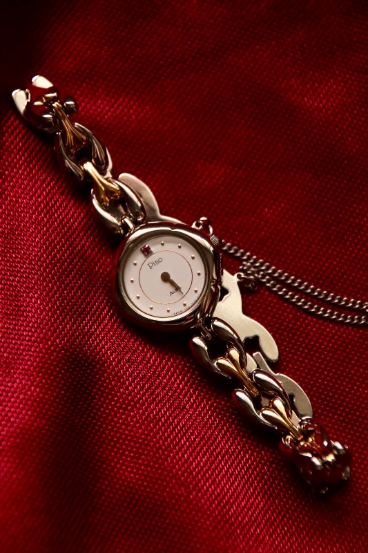Alba Pino Two-Tone Bracelet Watch