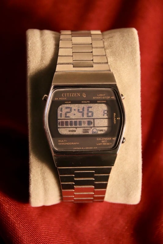 RARE Citizen Vintage (1977) A0-8093 Digital Quartz Vintage Watch