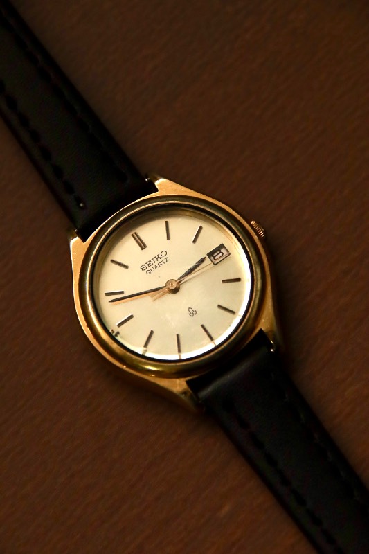 Seiko Gold Quartz With Date Indicator