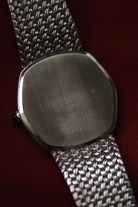 Seiko Credor Hexagon Mesh Bracelet Quartz Watch 5931-5232