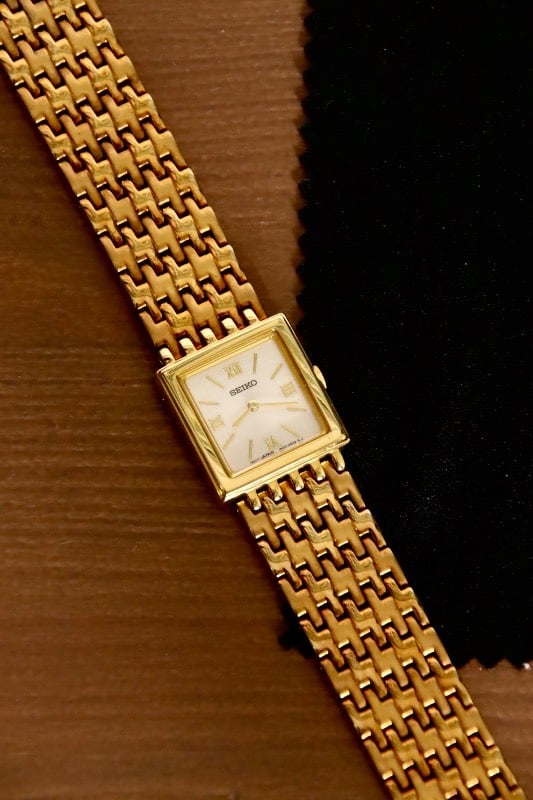 Seiko Ladies' Gold-Tone Dress Watch