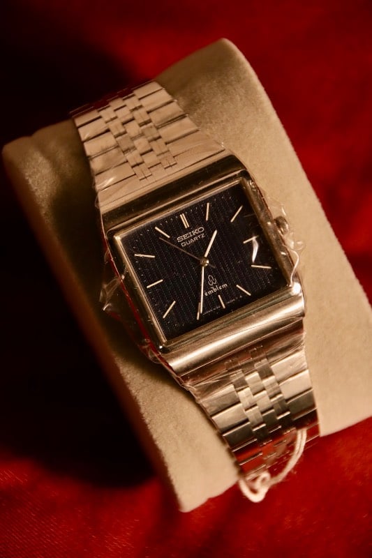 Seiko Navy Emblem 4120-5020 Vintage Quartz Watch
