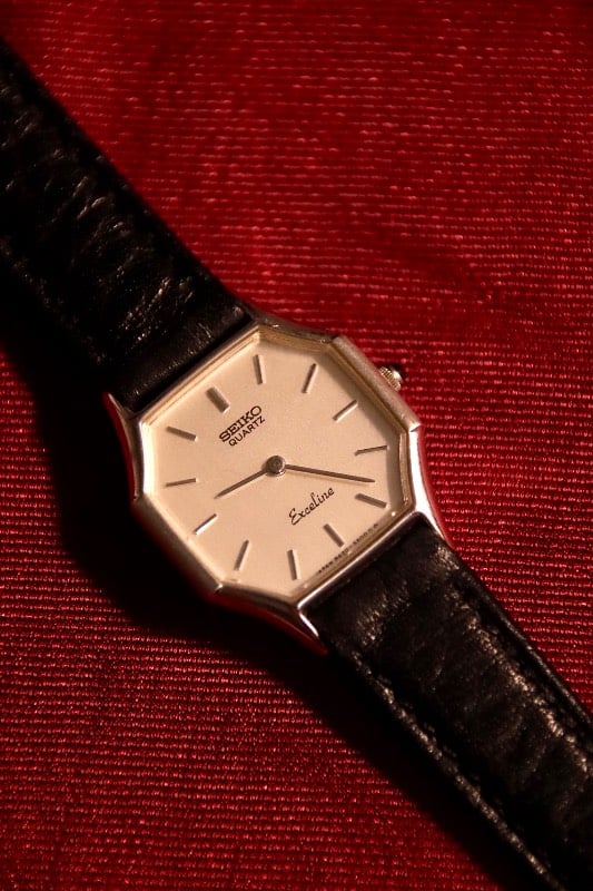 Seiko Quartz Exceline Octagonal Quartz Watch
