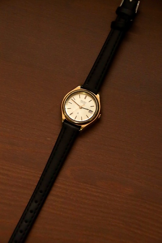 Seiko Gold Quartz With Date Indicator