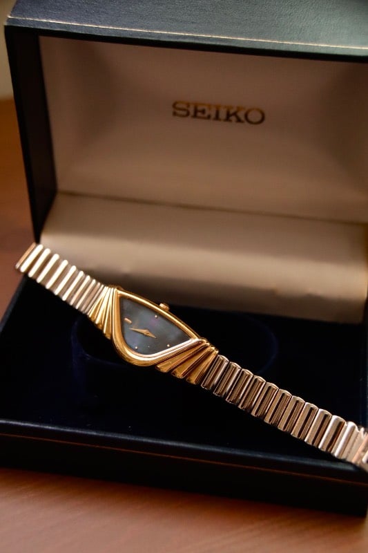 RARE Seiko Half Moon Vintage Watch  - Dual Tone