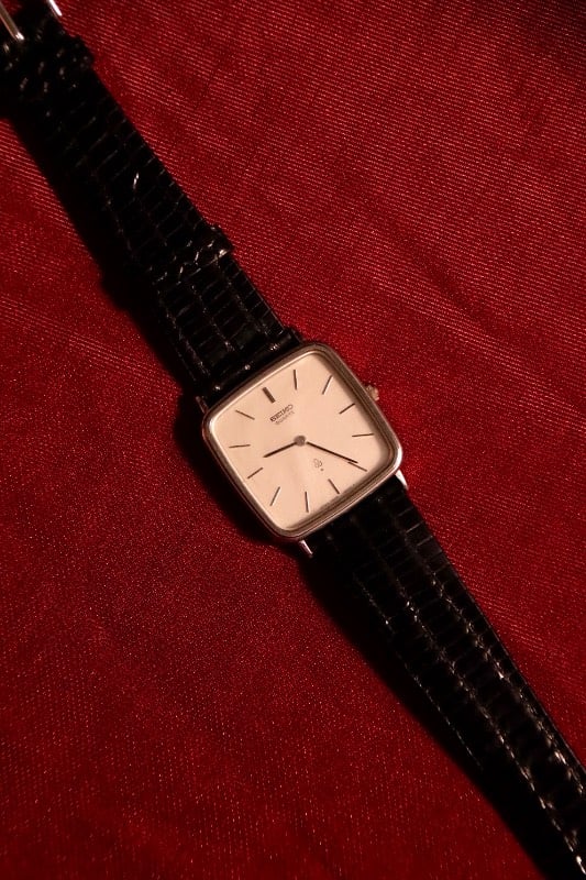 Seiko Square Case Tank Quartz Watch