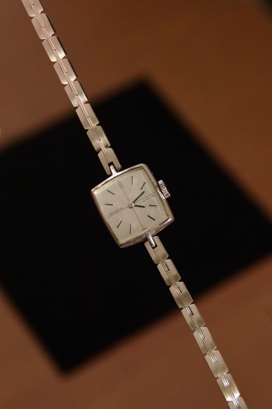 1970s Seiko Solar 21 Jewels Diamond Ladies' Watch