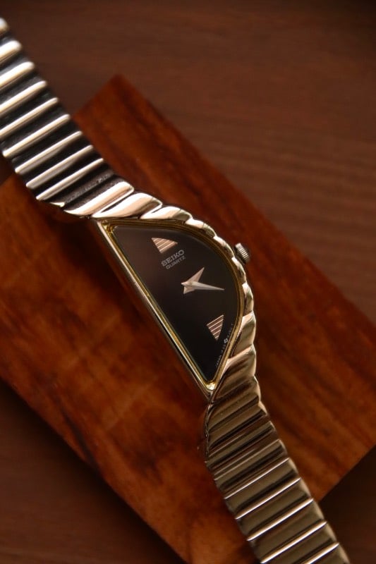 RARE Seiko Half Moon Vintage Watch  - Silver