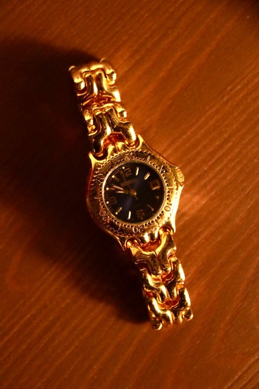 Belorus Vintage Gold-Tone Diver Style Bracelet Watch