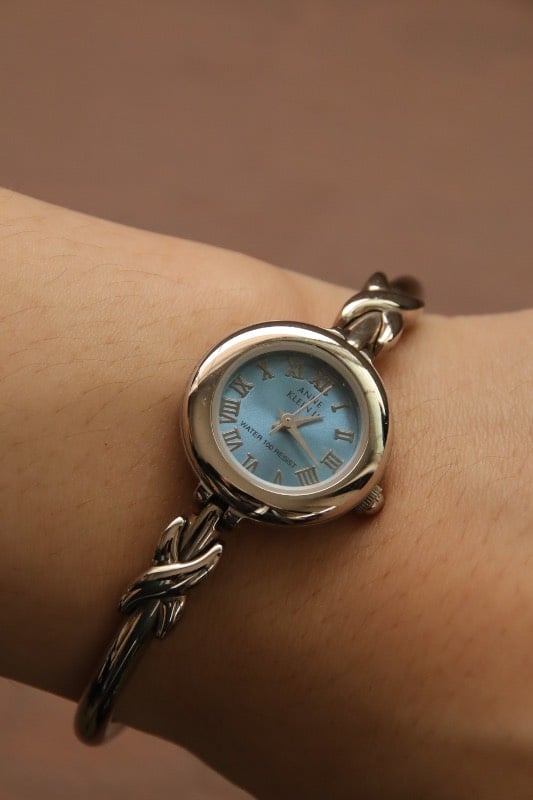 Anne Klein Blue Bangle Watch