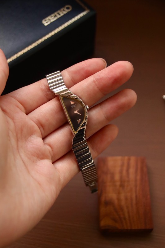 RARE Seiko Half Moon Vintage Watch  - Silver