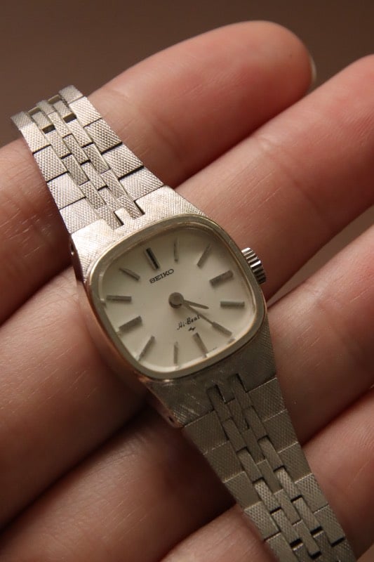 Seiko Hi-Beat Silver Bracelet Mechanical Watch