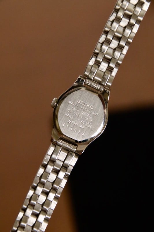 Seiko Quartz Women’s Dress Watch – Black Dial