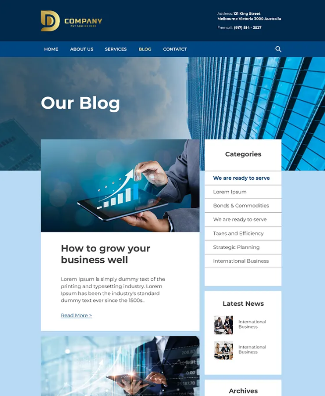 Blogging Website