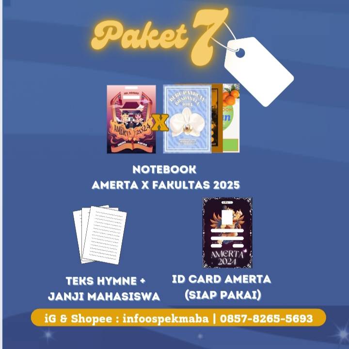 Paket 7 + Jasa tulis
