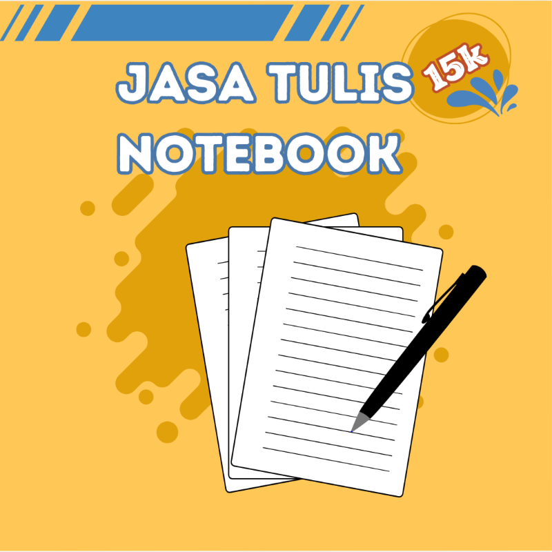 Notebook + Jasa Tulis