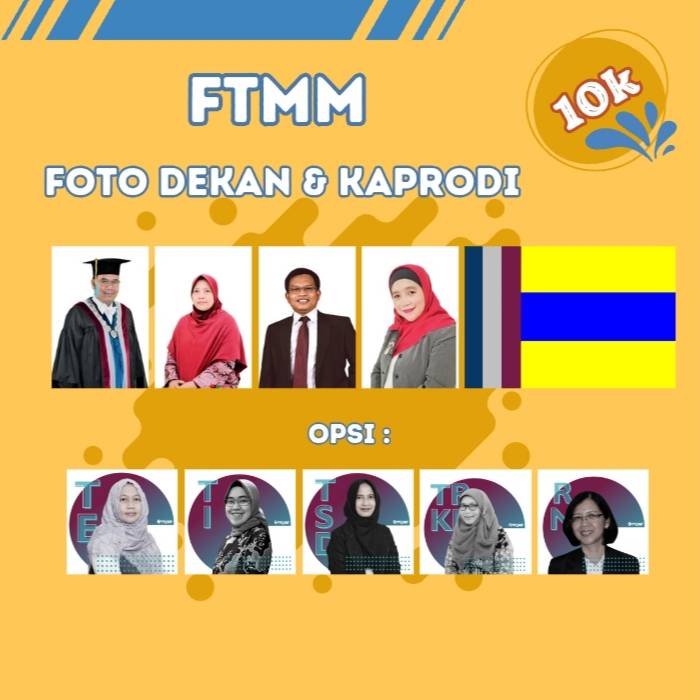 FTMM Foto Dekan dan Kaprodi