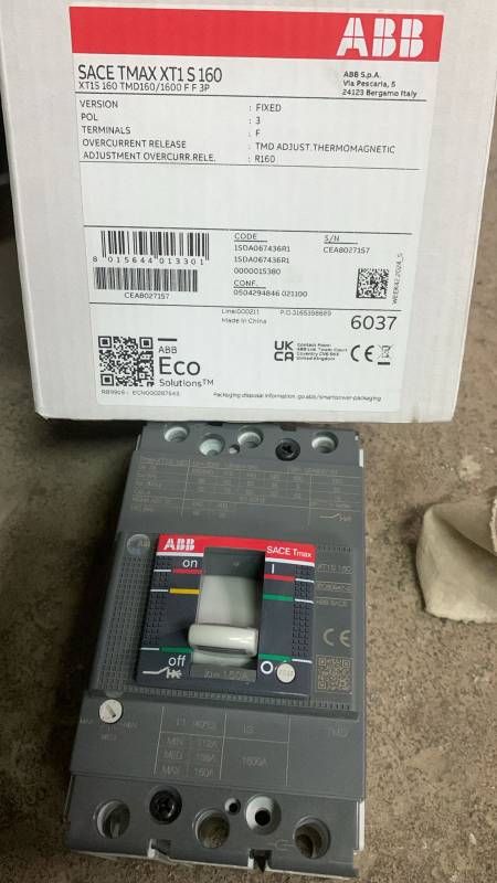 Moulded Case Circuit Breaker (MCCB) 3P / 400 VAC / 160 A