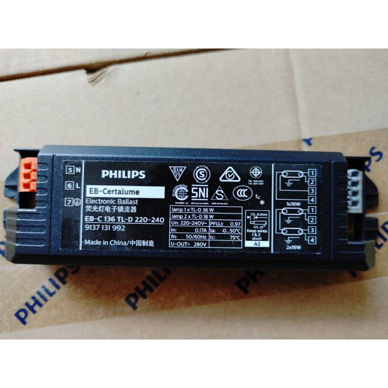 Electromagnetic Ballast Fluorescent Lamp EBC 136 TLD